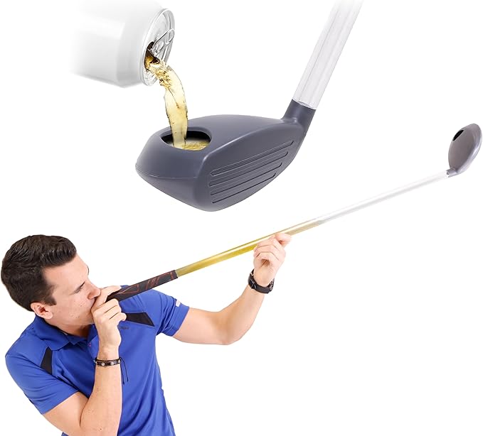 GoPong Beer Bomber Golf Club Beer Bong - Ultimate Novelty Party Gift for Golfers
