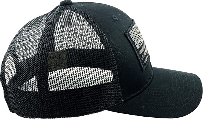 KBETHOS Flag USA America Military Thin Blue Line Thin Red Line Vintage Distressed Baseball Cap Dad Hat Unisex Adjustable…