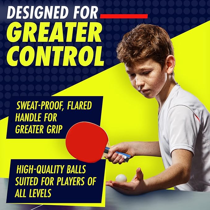 NIBIRU SPORT Professional Ping Pong Paddle Sets, 2 Paddle or 4 Paddle Table - Image 3