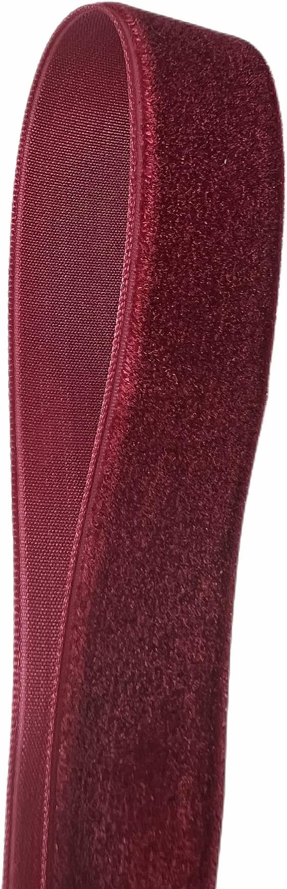 Vintage Burgundy Velvet Ribbon, 1 Inch X 25Yd - Image 2