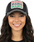 Funky Junque Distressed Vintage Baseball Cap - Embroidered Patch Women's Hat - Holiday, Lifestyle & Patriotic Designs