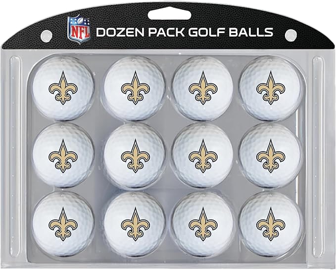 Team Golf NFL Dozen Regulation Size Golf Balls, 12 Pack, Full Color Durable Team Imprint