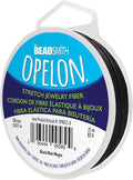 The Beadsmith Opelon Stretch Cord – Elastic Beading Fiber, 0.8 mm Diameter by TheBeadsmith