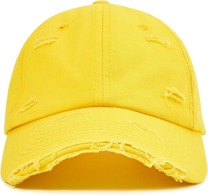 Komorebi Baseball Cap Women Men Vintage Washed Distressed Hats Adjusted Cotton Dad Hat Adjustable Trucker Headwear