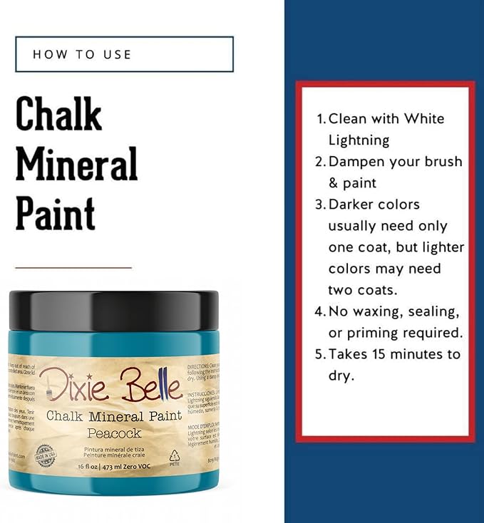 Dixie Belle Paint Company Chalk Finish Furniture Paint - Image 3