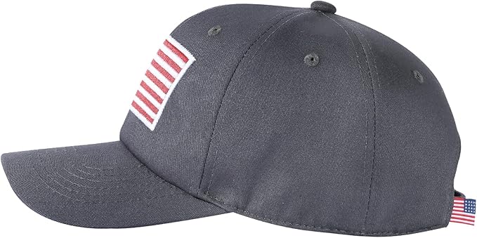 IIN American Flag Baseball Cap for Men Women Low Profile USA Army Tactical Operator Military Plain Dad Hat