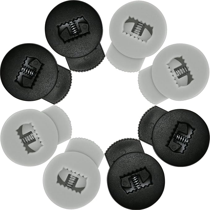 AliBall Glove Locks Baseball, Glove Lace Locks 8 Pack, Never Need Thying Knots Again, Fits All Baseball and Softball Gloves