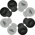 AliBall Glove Locks Baseball, Glove Lace Locks 8 Pack, Never Need Thying Knots Again, Fits All Baseball and Softball Gloves