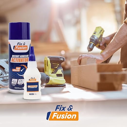 FIX & FUSION Activator Spray, Instant Cure Accelerator - Image 8