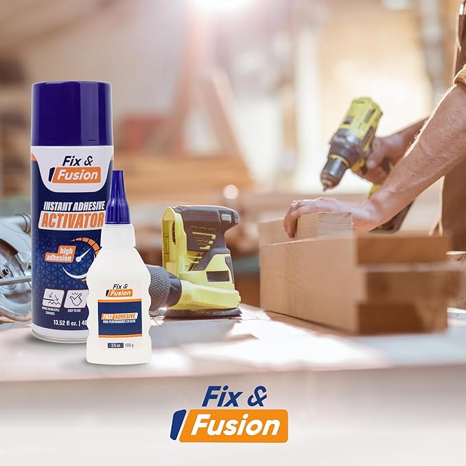 FIX & FUSION Activator Spray, Instant Cure Accelerator - Image 9