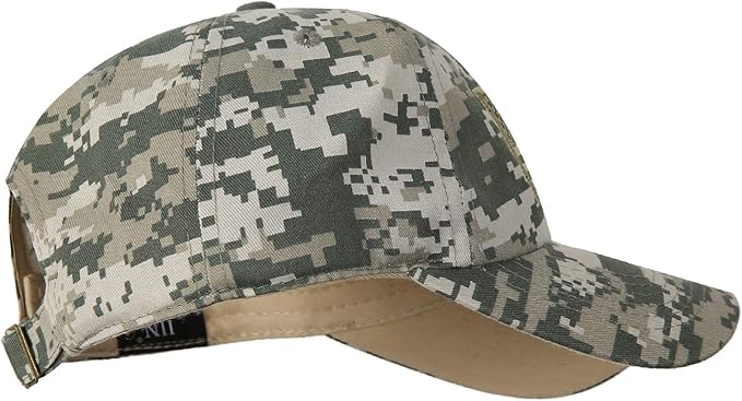 IIN American Flag Baseball Cap for Men Women Low Profile USA Army Tactical Operator Military Plain Dad Hat