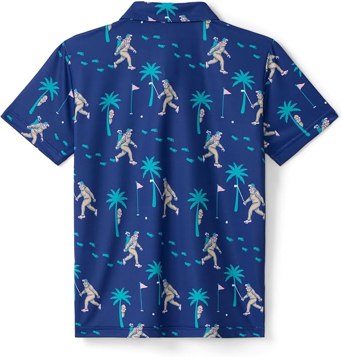 Tipsy Elves Kids and Toddlers Golf Shirts - Athletic Comfort Fit with Quick Dry Material
