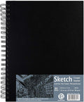Bachmore 8.5"x11" Hardbound Sketchbook, Left Spiral Sketch Pad by Unknown