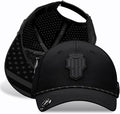 NJF Golf Hat Men - Breathable Mens Golf Hats, Adjustable Rope Hook and Loop Style Cap, Convenient Cap with Tee Holder