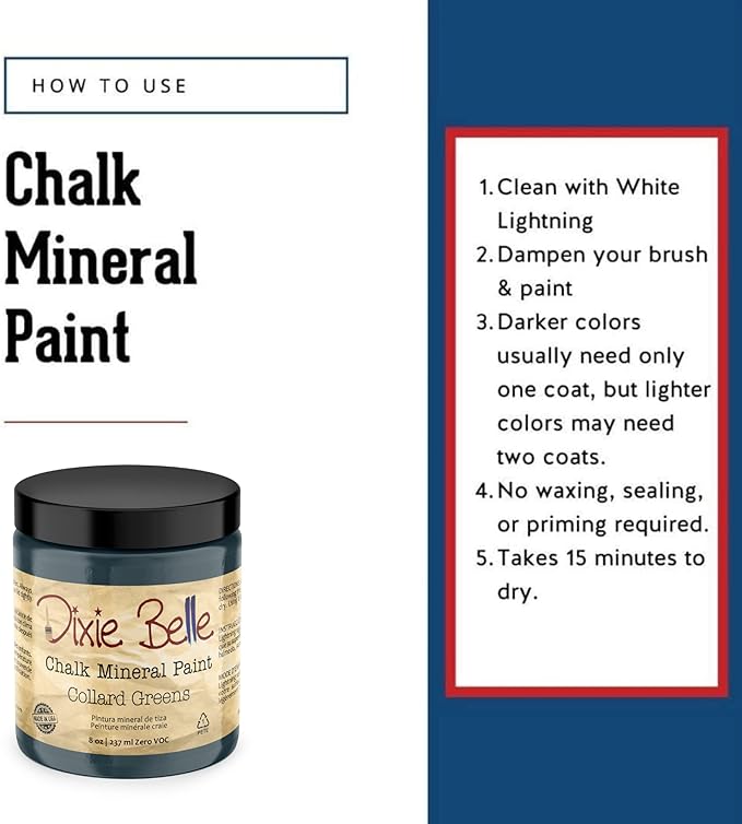 Dixie Belle Paint Company Chalk Finish Furniture Paint - Image 3