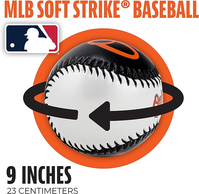 Franklin Sports MLB Team Soft Baseballs - Team Logo - Fan Shop Toy Baseball for Kids - Decoration for Desks and Office