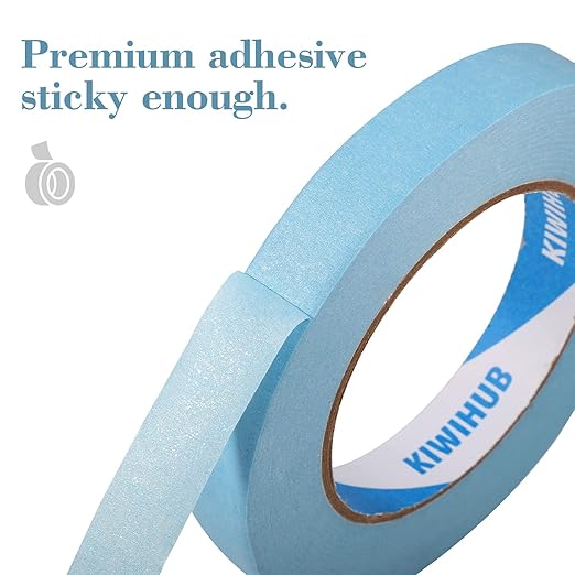 Light Blue Painters Tape, 1 inch x 60 Yards - Image 3
