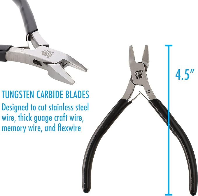 The Beadsmith Heavy Duty Side Cutter – Tungsten Carbide Blade – 4.5 inches – - Image 4