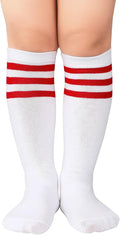American Trends Kids Toddler Soccer Socks Youth Baseball Softball Football Socks Knee High Accessories for Girls