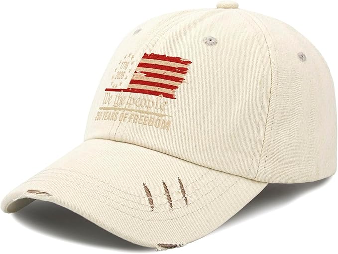 U.S. 250th Anniversary 250 Years Freedoms 1776-2026 Baseball Hats Funny