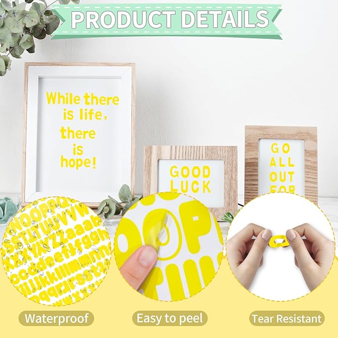 Alphabet Stickers, Self-Adhesive Vinyl - Image 3