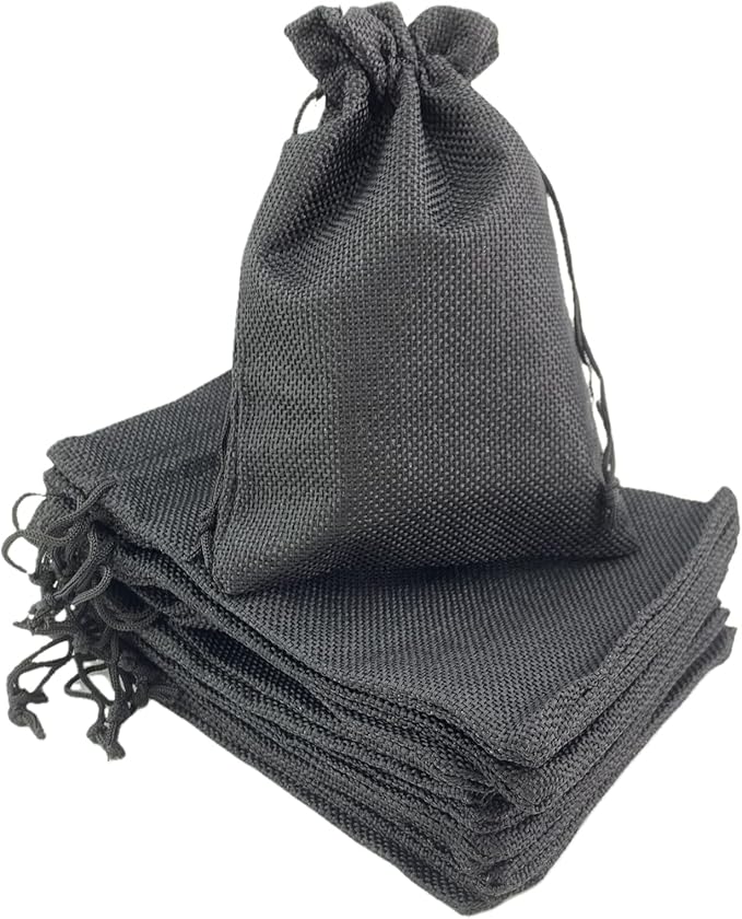 Palmhomee Pack of 25 Burlap Gift Bags by Palmhomee