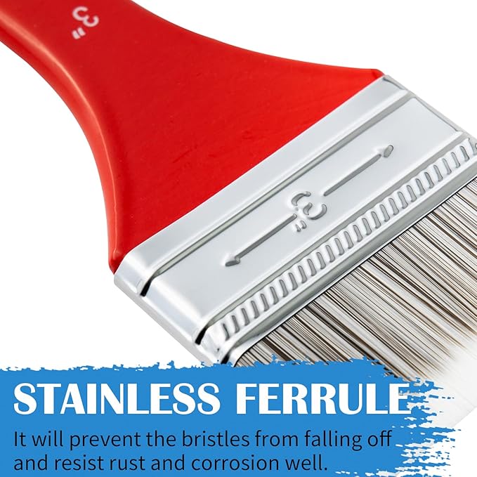 Falling in Art Flat Paddle Paint Brush - Image 7