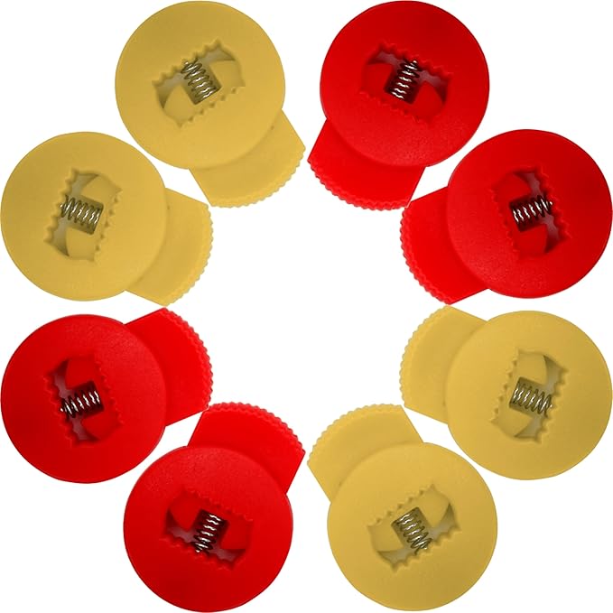 AliBall Glove Locks Baseball, Glove Lace Locks 8 Pack, Never Need Thying Knots Again, Fits All Baseball and Softball Gloves
