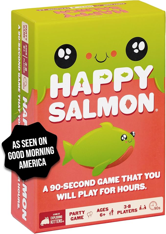 Exploding Kittens Happy Salmon 3-8 Players by ExplodingKittens