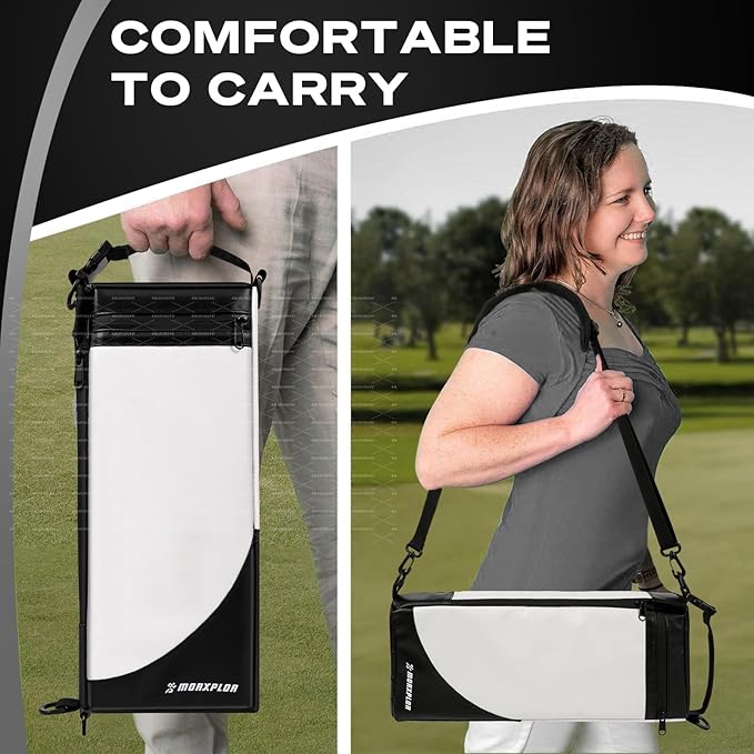 Golf Cooler Bag - 6 Can Insulated Beer Sleeve Soft Cooler,Golf Cart Accessories,Golf Club Bag Accessories