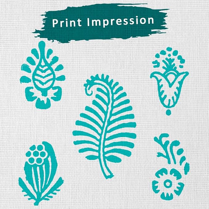 Wooden Stamp Block, Printing Stamp Design Set - Image 3