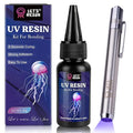 LET'S RESIN UV Resin Kit with Light, Bonding&Curing in Seconds, 30g UV Resin by LETSRESIN