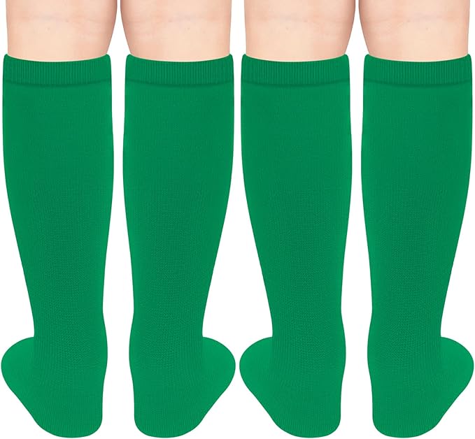 qikqik Toddler Soccer Socks Kids Soccer Socks Boys Baseball Sock Youth Football Sock Girls Softball Accessories Team Sports