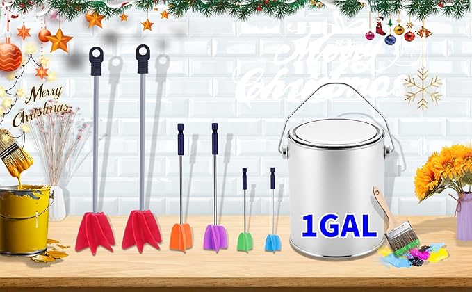 3 Sizes/6 Pack Paint Mixer, 11.8 Inch, 1 Gallon Paint Mixer - Image 4