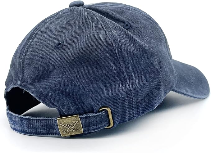 Waldeal Pickleball Hat,Adjustable Embroidered Washed Baseball Cap for Men Women