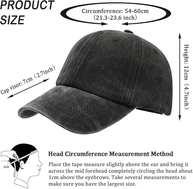 8 Pack Vintage Washed Baseball Cap Golf Dad Hat Distressed Cotton Plain Trucker Hats for Men Women
