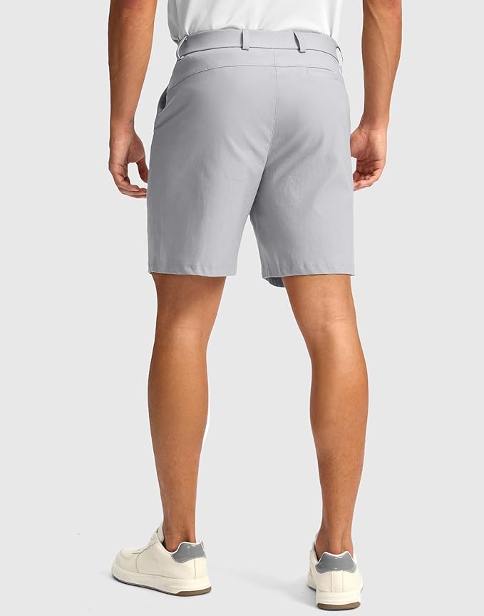 G Gradual Men's Golf Dress Shorts 5"/ 7"/ 9" Stretch Casual Work Flat Front Shorts for Men with 3 Pockets Quick Dry