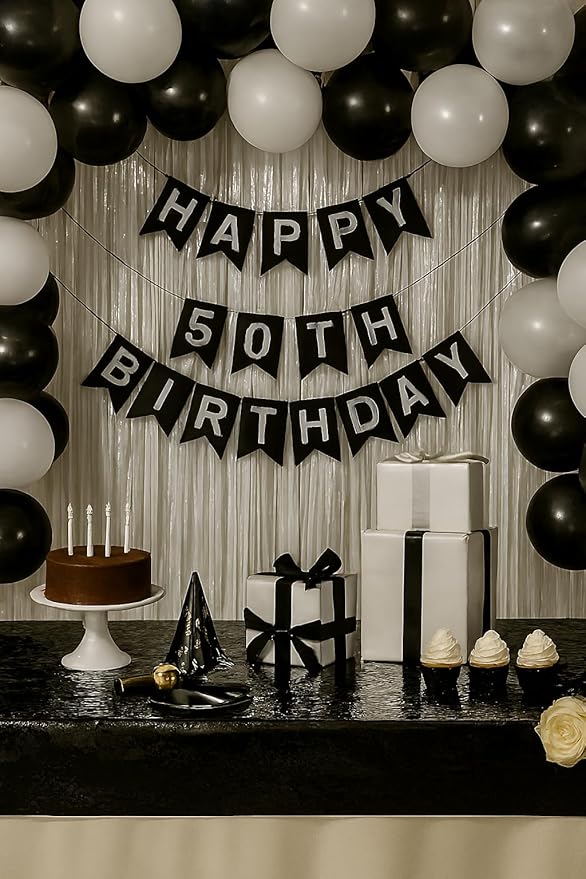 Anderson's Black Shiny Metallic PVC Roll: 47" x 100' Flame-Resistant Event Decor - Image 7