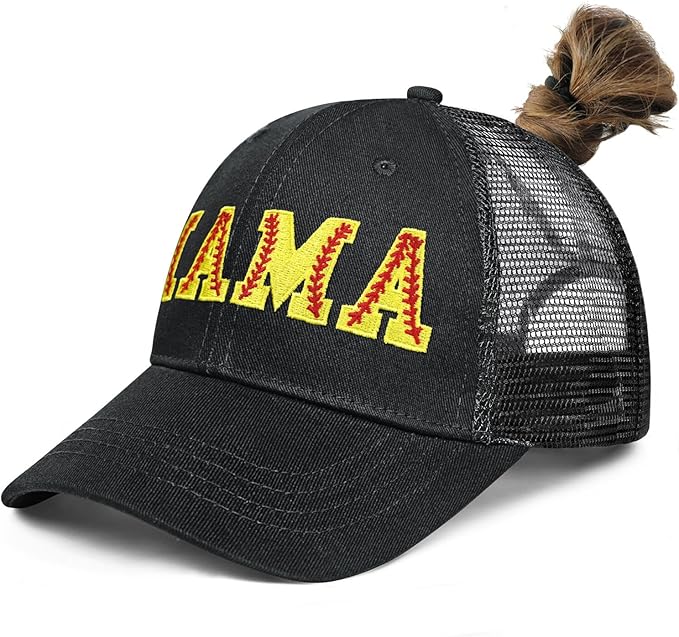 Mama Trucker Hat Mothers Day Birthday Gifts for Mother Mom Mama Embroidered Adjustable Washable Baseball Cap