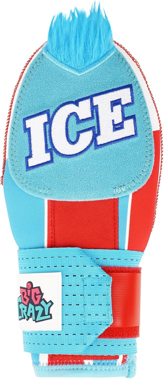 Big Crazy Baseball Sliding Mitt Youth and Adult, Drippy Drip Accessory, Flexible Breathable Durable, Funny Design Beer Bear Ice Cream Cow