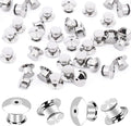 DECYOOL 200PCS Metal Locking Pin Backs, Pin Keepers Clasp Pin Backs Locking by DECYOOL
