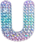 StickerBeans® Rhinestone Alphabet Letter Sticker U by StickerBeans