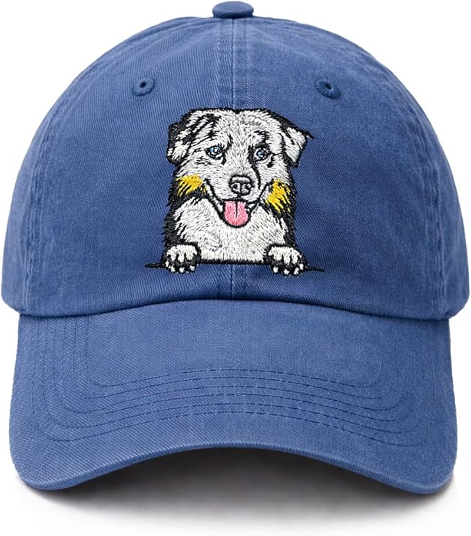 Pet Dog Lover Gifts,Embroidered Dog Baseball Hats for Men Women Dad Mom