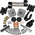 Club Car Precedent Deluxe Repair Kit, 2004-UP Golf Cart Front End Kit for Precedent, Club Car Repair Kit Front Wheel Hub King Pin Bearing Bushings Sets, Replace OEM# 102287201 103638601 103638801