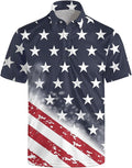 Golf Polo Shirts for Men Funny Print Short Sleeve Golf Shirts Performance Golf Polos