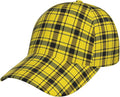 Vintage Cute Plaid Baseball Cap for Men Women,Adjustable Dad Hat Baseball Hat Summer Snapback Cap Outdoor