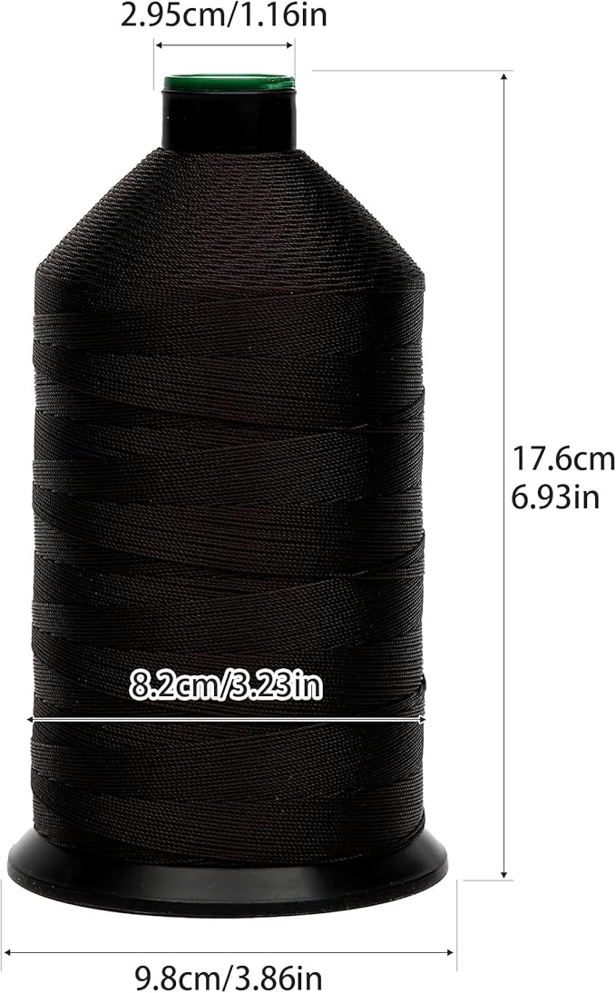 Extra Strong Bonded Nylon Thread #207 Tex210 – 16 OZ, Versatile Stitching - Image 2