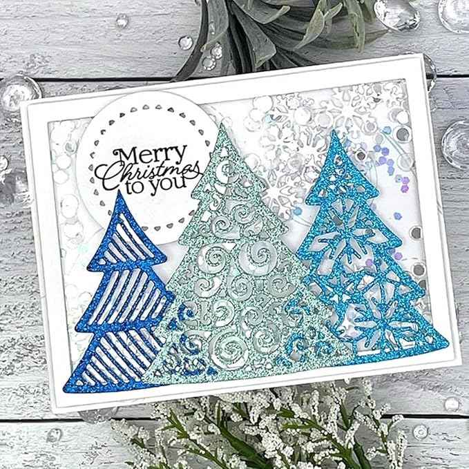 Mvchifay Cutting Dies for Card Making Metal Die-Cuts Scrapbooking Tool Hollow by MVCHIFAY