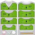 Vowlove Tshirt Ruler Guide for Vinyl Alignment: T Shirt Ruler to Center Design by Vowlove