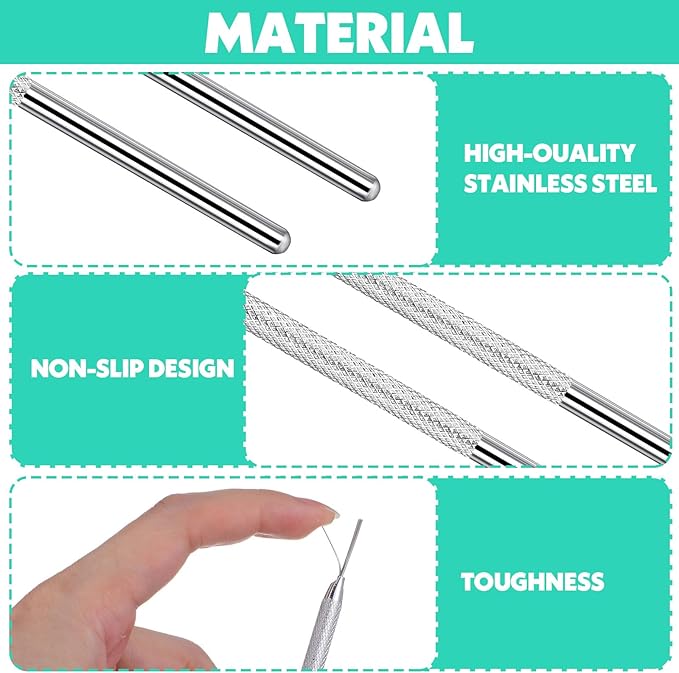 10 Pcs Needle Tools for Clay, Clay Modeling Tools, Seven Needles Wire Texture - Image 5